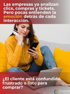 ¿El cliente está confundido, frustrado o listo para comprar? La emoción detrás de cada clic importa.